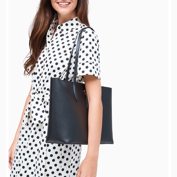 Kate Spade Adel tote black leather - Picture 5 of 6